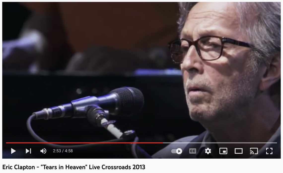 Eric Clapton. Tears in Heaven.